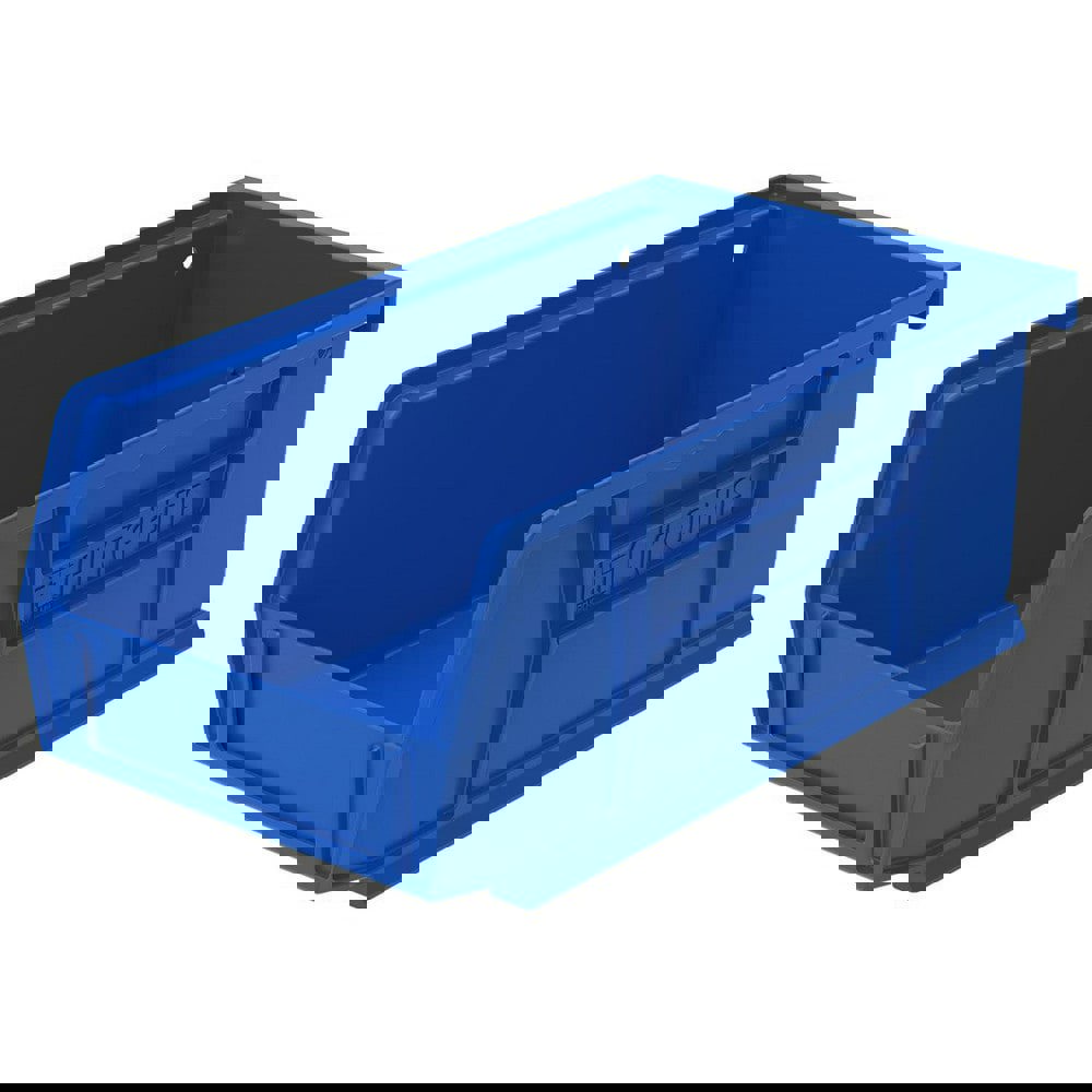 Plastic Hopper Stacking Bin: Blue